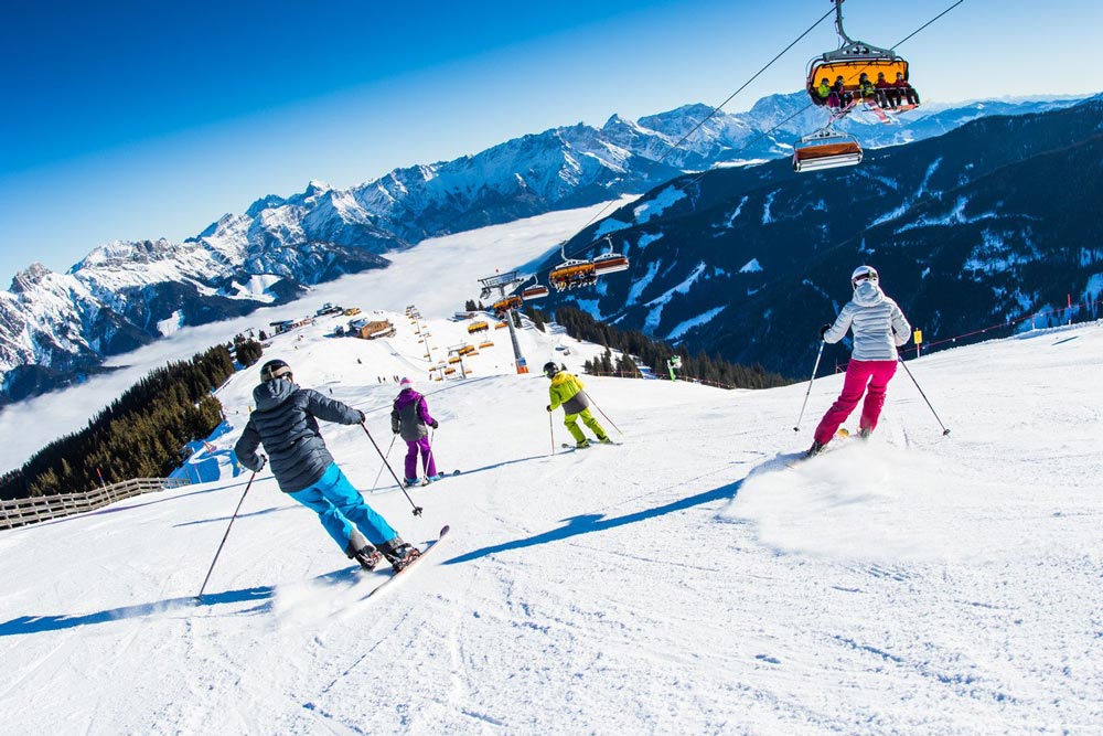 Skifahren in Österreich - Skicircus Saalbach Hinterglemm Leogang Fieberbrunn