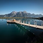 Speicherteich Leogang Ausblick