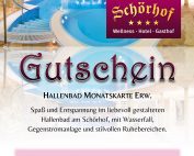 Monatskarte Schörhof Hallenbad - Gutschein