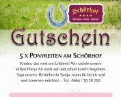 Ponyreiten am Schörhof