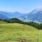 Steinalpe Panoramablick nach Leogang