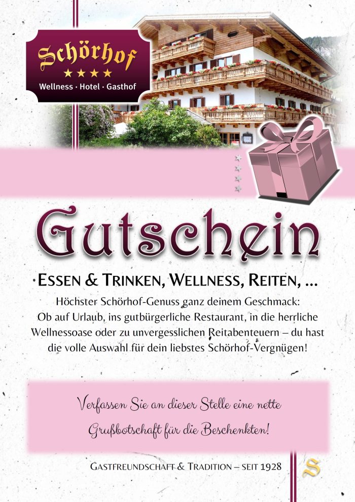 Genuss-Gutschein Schörhof